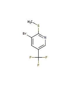 Astatech 3-BROMO-2-(METHYLTHIO)-5-(TRIFLUOROMETHYL)PYRIDINE, 95.00% Purity, 0.25G
